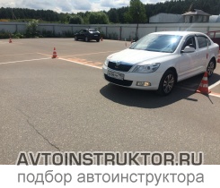 Обучение вождению на автомобиле Skoda Octavia