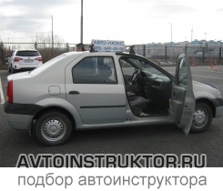 Обучение вождению на автомобиле Renault Logan