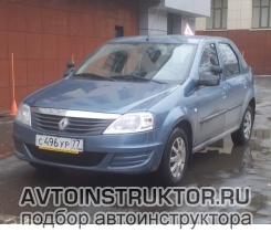 Обучение вождению на автомобиле Renault Logan