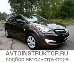 Обучение вождению на автомобиле Hyundai Solaris