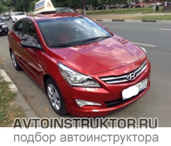 Обучение вождению на автомобиле Hyundai Solaris