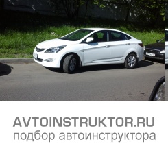 Обучение вождению на автомобиле Hyundai Solaris