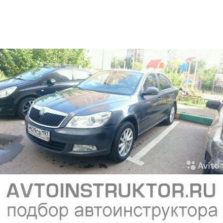 Обучение вождению на автомобиле Skoda Octavia