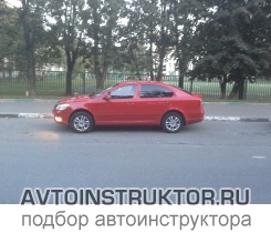 Обучение вождению на автомобиле Skoda Octavia