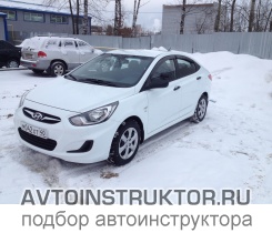 Обучение вождению на автомобиле Hyundai Solaris