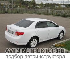 Обучение вождению на автомобиле Toyota Corolla