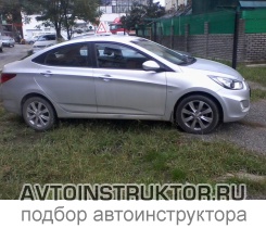 Обучение вождению на автомобиле Hyundai Solaris