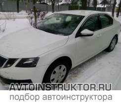 Обучение вождению на автомобиле Skoda Octavia