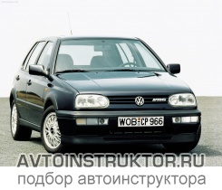 Обучение вождению на автомобиле Volkswagen Golf