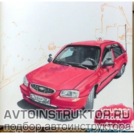 Обучение вождению на автомобиле Hyundai Accent