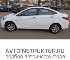 Обучение вождению на автомобиле Hyundai Solaris