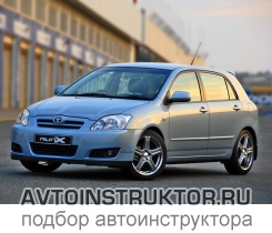 Обучение вождению на автомобиле Toyota Corolla