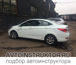 Обучение вождению на автомобиле Hyundai Solaris