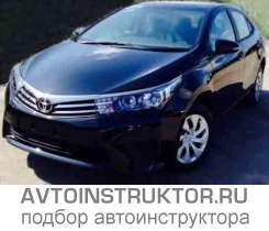 Обучение вождению на автомобиле Toyota Corolla