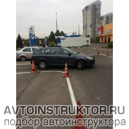 Обучение вождению на автомобиле Skoda Octavia