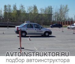 Обучение вождению на автомобиле Renault Logan