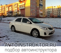 Обучение вождению на автомобиле Toyota Corolla