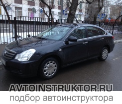 Обучение вождению на автомобиле Nissan Almera