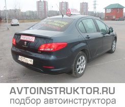 Обучение вождению на автомобиле Peugeot 407