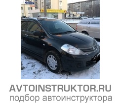 Обучение вождению на автомобиле Nissan Tiida