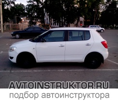 Обучение вождению на автомобиле Skoda Fabia