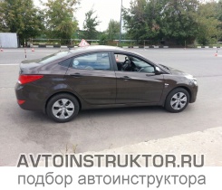 Обучение вождению на автомобиле Hyundai Solaris