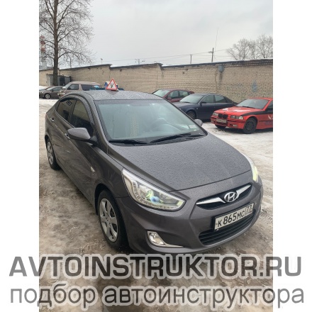 Обучение вождению на автомобиле Hyundai Solaris