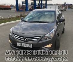 Обучение вождению на автомобиле Hyundai Solaris