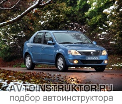 Обучение вождению на автомобиле Renault Logan