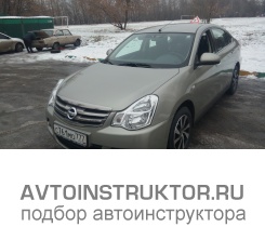 Обучение вождению на автомобиле Nissan Almera