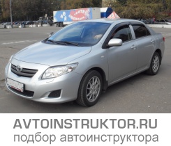 Обучение вождению на автомобиле Toyota Corolla