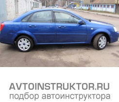 Обучение вождению на автомобиле Chevrolet Lacetti